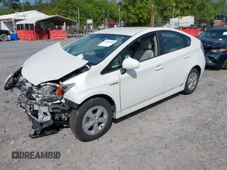 2010 Toyota Prius II with VIN JTDKN3DU9A0020208, listed as a IAAI auction lot 42006584 with 160,450 mi miles. Bid and sale history available at carsss.com. Image 2.