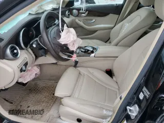 2015 Mercedes-Benz C 300 Luxury with VIN 55SWF4KB1FU025609, listed as a Copart auction lot 86114844 with 81,580 mi miles and Clean Title. Bid and sale history available at carsss.com. Image 7.