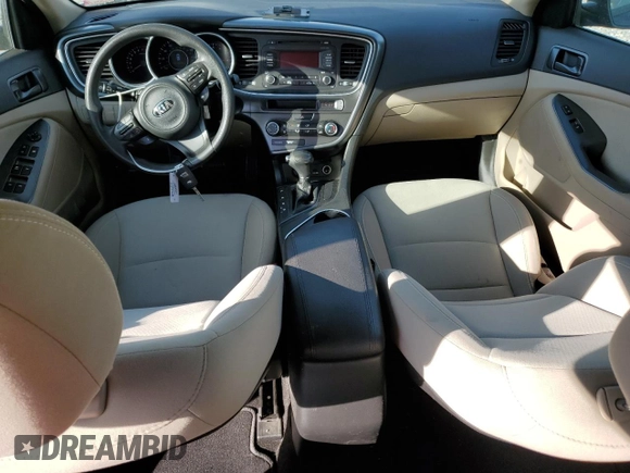 2015 Kia Optima LX with VIN 5XXGM4A77FG367300, listed as a Copart auction lot 49501755 with 101,104 mi miles and Salvage Title. Bid and sale history available at carsss.com. Image 8.