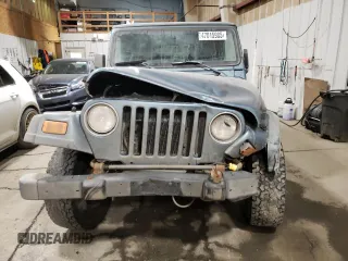 1999 Jeep Wrangler SE with VIN 1J4FY29P0XP412753, listed as a Copart auction lot 47015985 with 137,388 mi miles and Salvage Title. Bid and sale history available at carsss.com. Image 5.