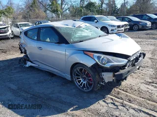 2013 Hyundai Veloster Turbo with VIN KMHTC6AE5DU112790, listed as a IAAI auction lot 39890309 with 138,626 mi miles and . Bid and sale history available at DreamBid. Image 1.