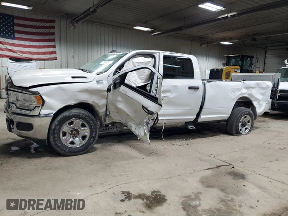 2023 Ram 2500 Tradesman with VIN 3C6UR5HJ9PG517408, listed as a Copart auction lot 79932864 with 24,557 mi miles and Salvage Title. Bid and sale history available at carsss.com. Image 1.