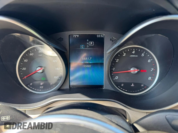 2021 Mercedes-Benz GLC 300 with VIN W1N0G8DB6MV300830, listed as a Copart auction lot 57201185 with 135,882 mi miles and Clean title. Bid and sale history available at DreamBid. Image 8.