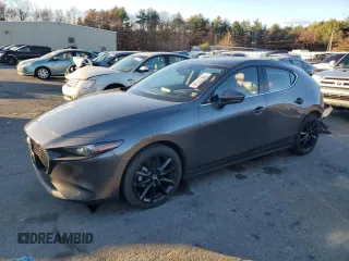 2023 Mazda Mazda3 Hatchback 2.5 S Premium with VIN JM1BPAMM2P1613765, listed as a Copart auction lot 79673734 with 25,538 mi miles and Salvage Title. Bid and sale history available at carsss.com. Image 1.