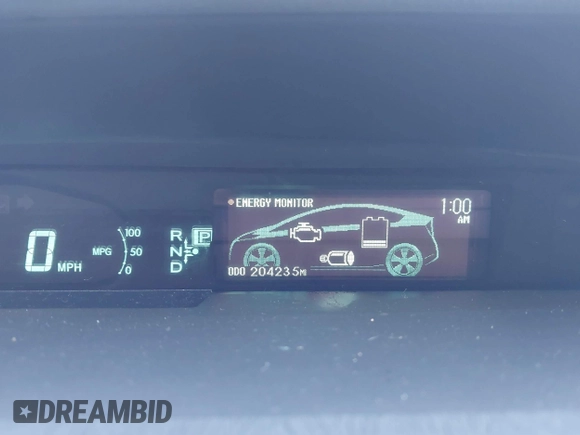 2010 Toyota Prius II with VIN JTDKN3DU2A0183041, listed as a IAAI auction lot 42023373 with 204,235 mi miles. Bid and sale history available at carsss.com. Image 7.