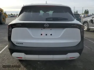2025 Nissan Kicks SV with VIN 3N8AP6CAXSL338913, listed as a Copart auction lot 41838175 with 2,160 mi miles and Salvage Title. Bid and sale history available at carsss.com. Image 6.