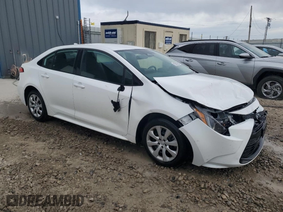 2024 Toyota Corolla LE with VIN 5YFB4MDE8RP178509, listed as a Copart auction lot 54526645 with 9,761 mi miles and Clean Title. Bid and sale history available at DreamBid. Image 4.