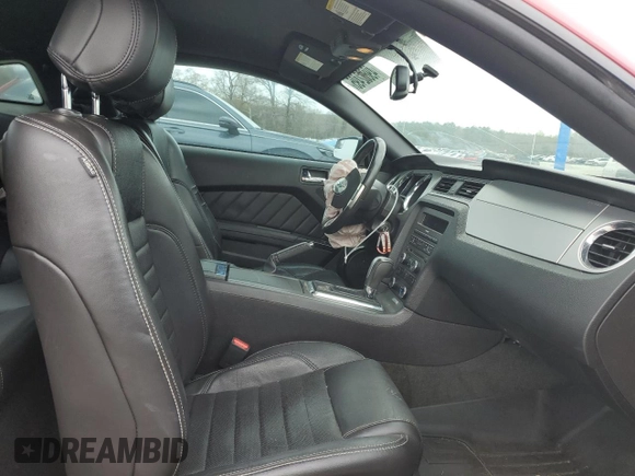 2014 Ford Mustang V6 with VIN 1ZVBP8AM7E5291365, listed as a Copart auction lot 49892495 with 124,365 mi miles and Salvage Title. Bid and sale history available at DreamBid. Image 10.