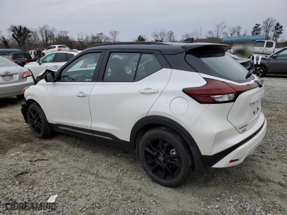 2024 Nissan Kicks SR with VIN 3N1CP5DV6RL478356, listed as a Copart auction lot 88971185 with 19,720 mi miles and Salvage Title. Bid and sale history available at carsss.com. Image 2.