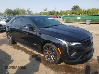2022 Cadillac CT4-V z VIN 1G6DH5RL1N0114622, wystawiony jako Copart lot #71291434 z przebiegiem 26 872 mil mil oraz Nie do naprawy. Historia ofert i sprzedaży dostępna na DreamBid. Obrazek 4.