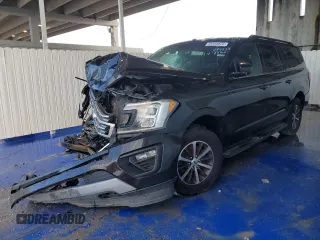 2019 Ford Expedition Max XLT с VIN 1FMJK1JT5KEA58362, выставлен на аукционе Copart как лот 55448625 с пробегом Не указан миль и На запчасти • Non repairable. История ставок и продаж доступна на DreamBid. Изображение 1.