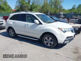 2012 Acura MDX Tech Pkg with VIN 2HNYD2H38CH510771, listed as a IAAI auction lot 42144141 with 167,376 mi miles. Bid and sale history available at carsss.com. Image 1.