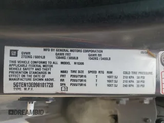 2009 Hummer H3 SUV Luxury with VIN 5GTEN13E098101728, listed as a Copart auction lot 87084234 with 284,893 mi miles and Salvage Title. Bid and sale history available at carsss.com. Image 13.