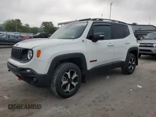 2021 Jeep Renegade Trailhawk z VIN ZACNJDC19MPM30234, wystawiony jako Copart lot #66167334 z przebiegiem 46 075 mil mil oraz Szkoda całkowita • Salvage title. Historia ofert i sprzedaży dostępna na DreamBid. Obrazek 1.