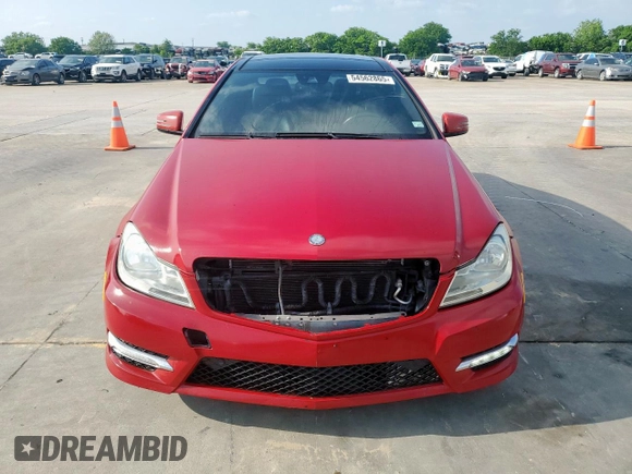 2013 Mercedes-Benz C with VIN WDDGJ5HB1DF952691, listed as a Copart auction lot 54562865 with 122,432 mi miles and Clean Title. Bid and sale history available at carsss.com. Image 5.