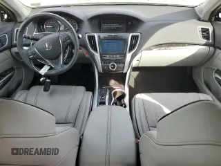 2018 Acura TLX Advance with VIN 19UUB3F7XJA006760, listed as a Copart auction lot 43047455 with 30,299 mi miles and Salvage title. Bid and sale history available at DreamBid. Image 8.