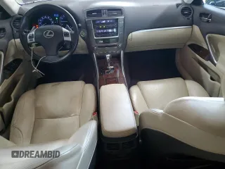 2012 Lexus IS 250 with VIN JTHCF5C21C5059246, listed as a Copart auction lot 63301575 with 159,033 mi miles and Salvage title. Bid and sale history available at DreamBid. Image 8.