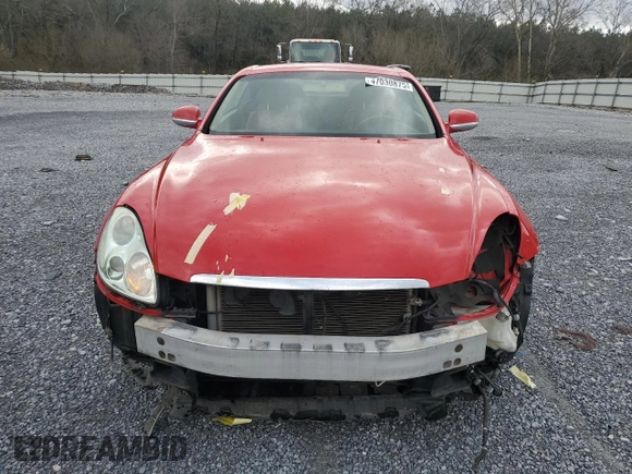 2005 Lexus SC 430 z VIN JTHFN48Y350065153, wystawiony jako Copart lot #47030875 z przebiegiem 151 837 mil mil oraz Szkoda całkowita • Salvage title. Historia ofert i sprzedaży dostępna na DreamBid. Obrazek 5.