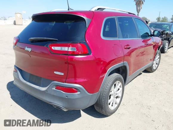 2016 Jeep Cherokee Latitude with VIN 1C4PJLCSXGW178113, listed as a IAAI auction lot 42643544 with 122,347 mi miles and . Bid and sale history available at DreamBid. Image 4.
