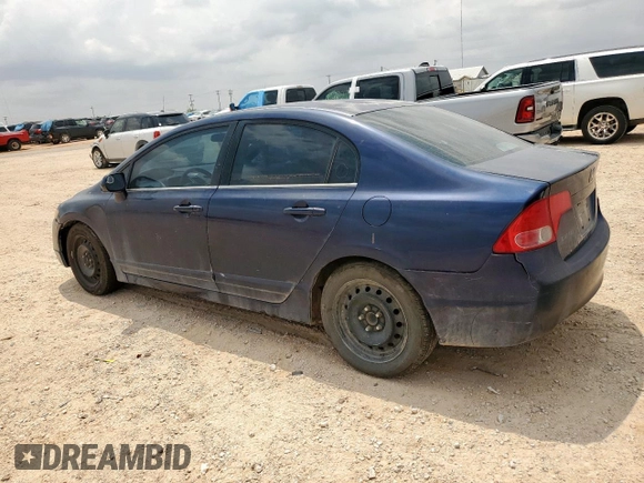 2006 Honda Civic LX z VIN 1HGFA165X6L031877, wystawiony jako Copart lot #59934095 z przebiegiem 187 365 mil mil oraz Czysty tytuł • Clean title. Historia ofert i sprzedaży dostępna na DreamBid. Obrazek 2.