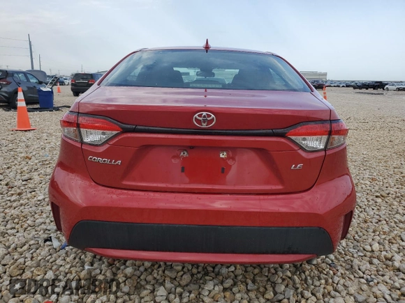 2021 Toyota Corolla LE with VIN 5YFEPMAE4MP239243, listed as a Copart auction lot 47394755 with 70,454 mi miles and Salvage Title. Bid and sale history available at carsss.com. Image 6.