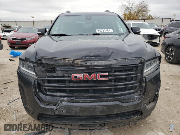 2021 GMC Acadia SLE with VIN 1GKKNKLS4MZ127651, listed as a Copart auction lot 84031444 with 78,704 mi miles and Salvage Title. Bid and sale history available at DreamBid. Image 5.