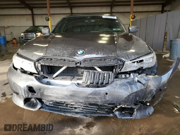 2019 BMW 3 Series 330i xDrive with VIN 3MW5R7J56K8B01550, listed as a Copart auction lot 43216675 with 59,962 mi miles and Salvage Title. Bid and sale history available at DreamBid. Image 5.
