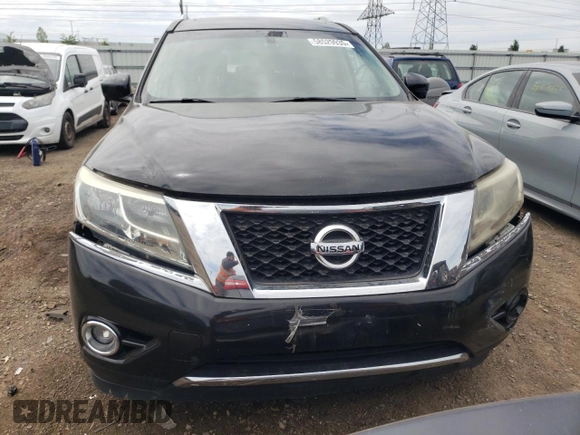 2014 Nissan Pathfinder Platinum Hybrid with VIN 5N1CR2MM9EC640852, listed as a Copart auction lot 58529935 with 70,162 mi miles and Clean title. Bid and sale history available at DreamBid. Image 5.