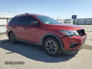 2020 Nissan Pathfinder SV with VIN 5N1DR2BN9LC600199, listed as a Copart auction lot 51447485 with 91,914 mi miles and Salvage Title. Bid and sale history available at carsss.com. Image 4.