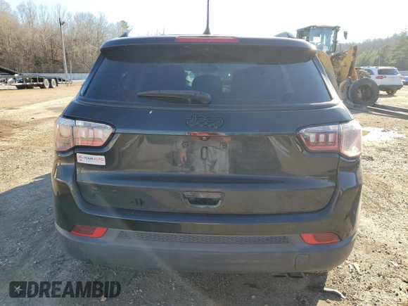 2018 Jeep Compass Altitude with VIN 3C4NJDBBXJT325669, listed as a Copart auction lot 87762825 with 70,738 mi miles and Salvage Title. Bid and sale history available at carsss.com. Image 6.