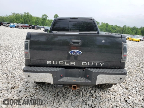 2011 Ford F-250 XL with VIN 1FT7X2BT4BEB72664, listed as a Copart auction lot 59959775 with 222,421 mi miles and Salvage title. Bid and sale history available at DreamBid. Image 6.