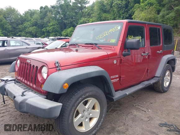 2013 Jeep Wrangler Unlimited Sport with VIN 1C4HJWDG7DL516077, listed as a IAAI auction lot 42521985 with 169,299 mi miles and . Bid and sale history available at DreamBid. Image 17.