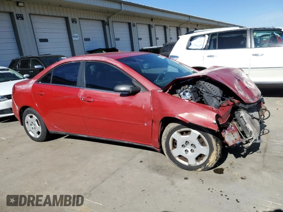 2006 Pontiac G6 6-Cyl with VIN 1G2ZG558864258707, listed as a Copart auction lot 48946375 with 0 mi miles and Salvage Title. Bid and sale history available at carsss.com. Image 4.