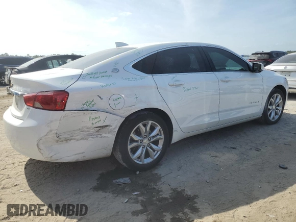 2018 Chevrolet Impala LT with VIN 2G1105S36J9152227, listed as a Copart auction lot 54673975 with 141,873 mi miles and Salvage Title. Bid and sale history available at DreamBid. Image 3.