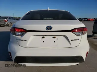 2020 Toyota Corolla Hybrid LE with VIN JTDEBRBE2LJ002747, listed as a Copart auction lot 50201475 with 296,425 mi miles and Clean Title. Bid and sale history available at carsss.com. Image 6.