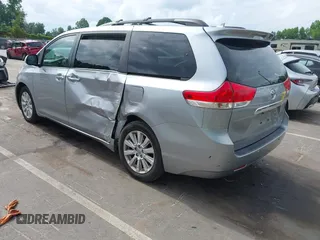 2013 Toyota Sienna XLE with VIN 5TDDK3DC3DS054803, listed as a IAAI auction lot 42389252 with 185,843 mi miles and . Bid and sale history available at DreamBid. Image 3.