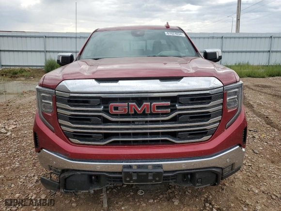 2022 GMC Sierra 1500 SLT with VIN 3GTUUDET4NG618909, listed as a Copart auction lot 67024034 with 26,389 mi miles and Salvage Title. Bid and sale history available at carsss.com. Image 5.