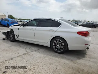 2018 BMW 5 Series 530i z VIN WBAJA5C50JG899776, wystawiony jako Copart lot #55436075 z przebiegiem Nie podano mil oraz Szkoda całkowita • Salvage title. Historia ofert i sprzedaży dostępna na DreamBid. Obrazek 2.