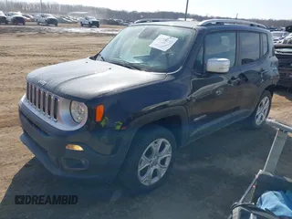 2018 Jeep Renegade Limited with VIN ZACCJBDB8JPH11684, listed as a IAAI auction lot 41798155 with 74,875 mi miles and . Bid and sale history available at DreamBid. Image 17.