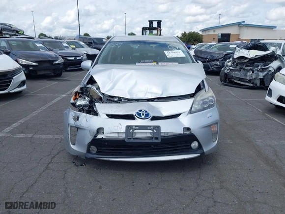 2012 Toyota Prius One with VIN JTDKN3DU0C5432829, listed as a IAAI auction lot 41701539 with NaN miles. Bid and sale history available at carsss.com. Image 13.