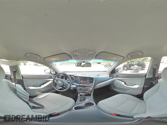 2015 Kia Optima LX with VIN 5XXGM4A71FG440354, listed as a Copart auction lot 55690795 with 90,895 mi miles and Salvage title. Bid and sale history available at DreamBid. Image 14.
