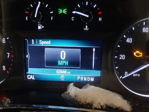 2019 Buick Encore Leather with VIN KL4CJCSB4KB712877, listed as a IAAI auction lot 41557150 with 63,648 mi miles. Bid and sale history available at carsss.com. Image 16.