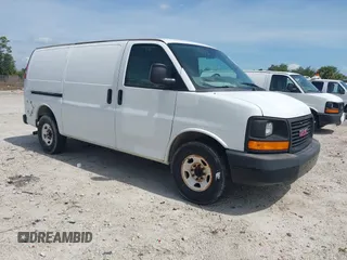 2012 GMC Savana Cargo z VIN 1GTW7FCA3C1189920, wystawiony jako IAAI lot #42042017 z przebiegiem 414 652 mil mil oraz . Historia ofert i sprzedaży dostępna na DreamBid. Obrazek 1.
