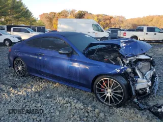 2019 Mercedes-Benz C 300 with VIN WDDWJ8EB2KF804791, listed as a Copart auction lot 78320574 with Not Provided miles and Salvage Title. Bid and sale history available at DreamBid. Image 4.
