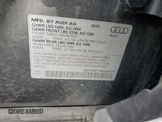2022 Audi Q5 S line Prestige with VIN WA1FAAFY5N2005758, listed as a Copart auction lot 44140635 with 30,765 mi miles and Salvage title. Bid and sale history available at DreamBid. Image 13.