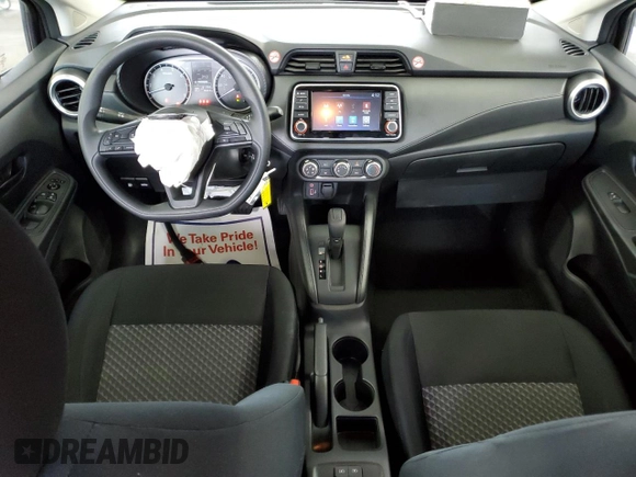 2024 Nissan Versa S with VIN 3N1CN8DV7RL930841, listed as a Copart auction lot 55431305 with 8,022 mi miles and Salvage Title. Bid and sale history available at DreamBid. Image 8.