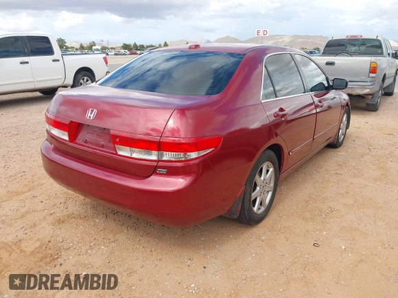 2004 Honda Accord EX with VIN 1HGCM66594A036617, listed as a IAAI auction lot 42576206 with 215,054 mi miles and . Bid and sale history available at DreamBid. Image 4.