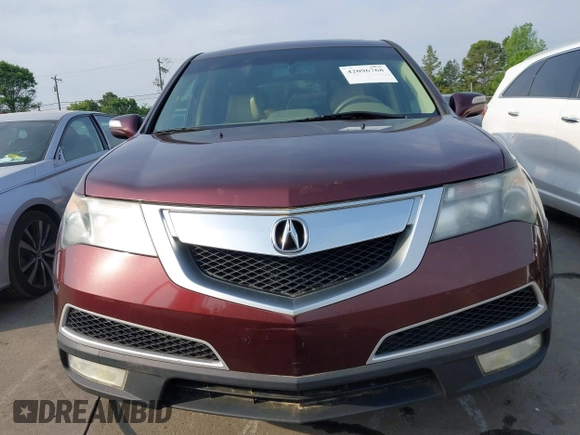 2013 Acura MDX Tech Pkg with VIN 2HNYD2H39DH513891, listed as a IAAI auction lot 42096768 with 272,671 mi miles. Bid and sale history available at carsss.com. Image 12.