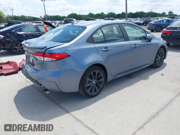 2024 Toyota Corolla SE with VIN 5YFS4MCE5RP178100, listed as a IAAI auction lot 41999152 with 19,242 mi miles and . Bid and sale history available at DreamBid. Image 4.