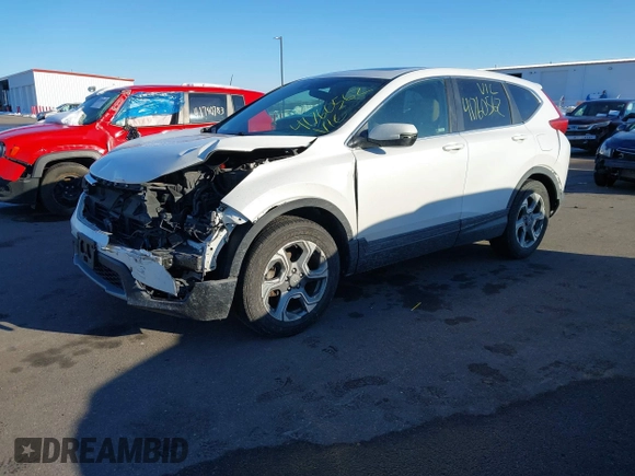2019 Honda CR-V EX with VIN 5J6RW2H5XKL015974, listed as a IAAI auction lot 41760562 with 50,819 mi miles. Bid and sale history available at carsss.com. Image 17.
